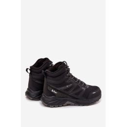Juodi žieminiai trekingo batai Lee Cooper