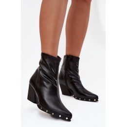 Moteriški aulinukai su smailia nosele Step in style, juodi