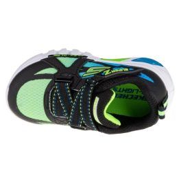 Vaikiški sportiniai bateliai su švytinčiomis detalėmis Skechers, juodi