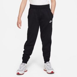Vaikiškos sportinės kelnės Nike Club Fleece, juodos