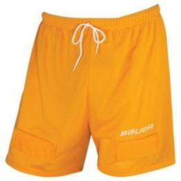 Bauer Core Mesh šortai su suspensoriumi, oranžiniai