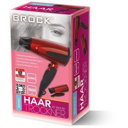 Brock HD 8501 RD plaukų džiovintuvas, raudonas
