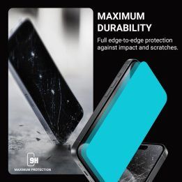 Apsauginis stiklas iPhone 18 Pro Crong Privacy 3D Armour Glass