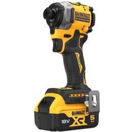 Smūginis veržliasukis DeWalt 18V su 2 akumuliatoriais 5,0 Ah