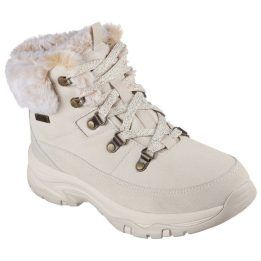 Moteriški žieminiai batai Skechers Trego-Snow Worries, smėlio spalvos