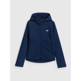 Moteriška softshell striukė 4F, tamsiai mėlyna