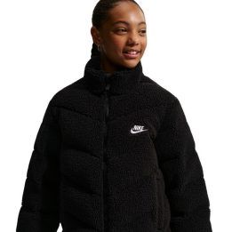 Vaikiška striukė Nike Sportswear, juoda