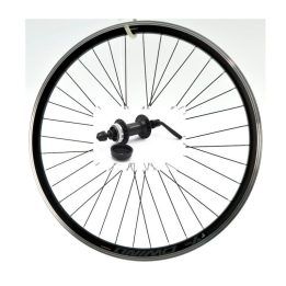 Priekinis 28" dviračio ratas Shimano, juodas