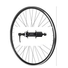 Dviračio galinis ratas 26" su Shimano stebule, juodas