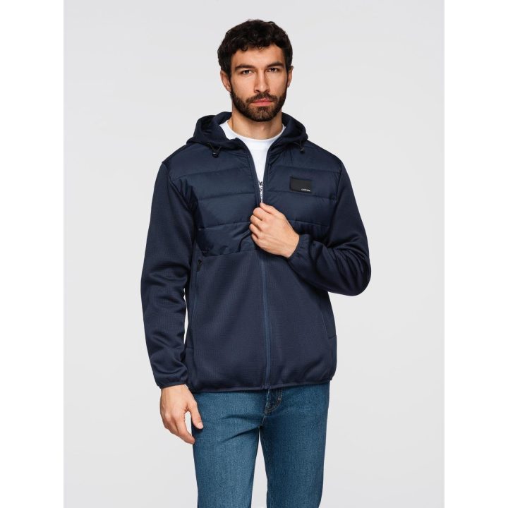 Vyriška lengva striukė Ombre Clothing, tamsiai mėlyna