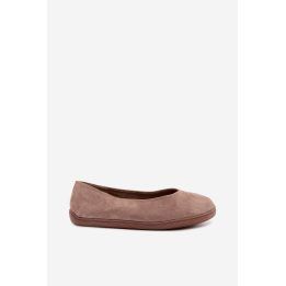 Moteriškos barefoot tipo balerinos, pilkai smėlio