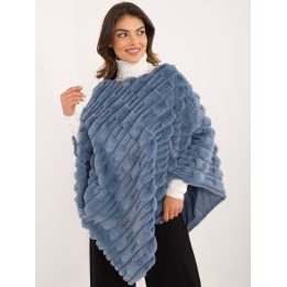 Mėlynas pončas oversize