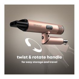 Plaukų džiovintuvas Revamp Dynamic Radiance x Shine, 1600 W, aukso spalvos