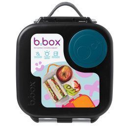 Vaikiška priešpiečių dėžutė su skyreliais b.box Mini, 1 l, Night Vision