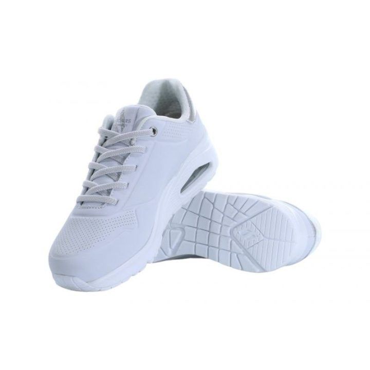 Moteriški sportbačiai su blizgesio efektu Skechers Uno - Shimmer