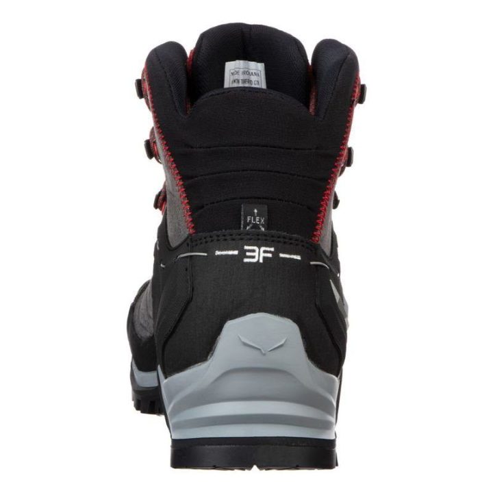 Vyriški žygio batai Salewa MTN Trainer Mid GTX, pilki, tamsiai pilki ir raudoni