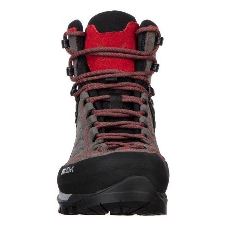 Vyriški žygio batai Salewa MTN Trainer Mid GTX, pilki, tamsiai pilki ir raudoni