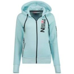 Moteriškas džemperis su gobtuvu Geographical Norway, žydras