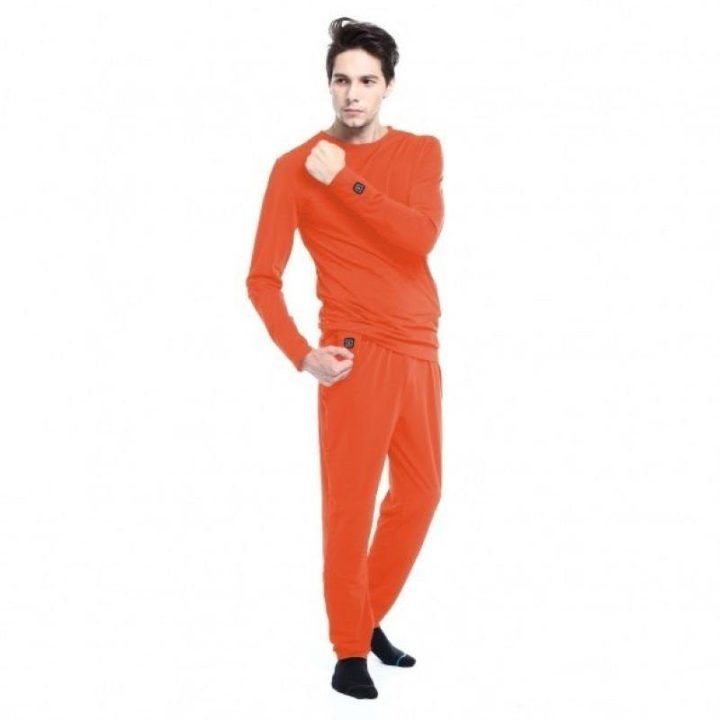 Unisex šildomos sportinės kelnės GLOVII, raudonos