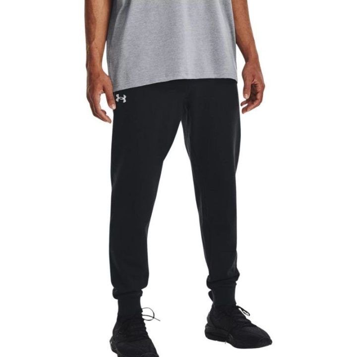 Vyriškos laisvo kirpimo kelnės Under Armour Rival Fleece, juodos