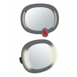 Automobilinis veidrodėlis vaikui su LED apšvietimu Topgal