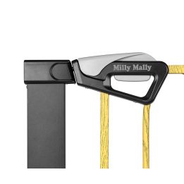 Apsauginiai varteliai laiptams Milly Mally Guardy 83, juodi ir natūralūs