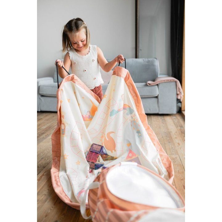 Žaidimų kilimėlis ir žaislų krepšys 2 viename Play&Go SOO Fairyworld