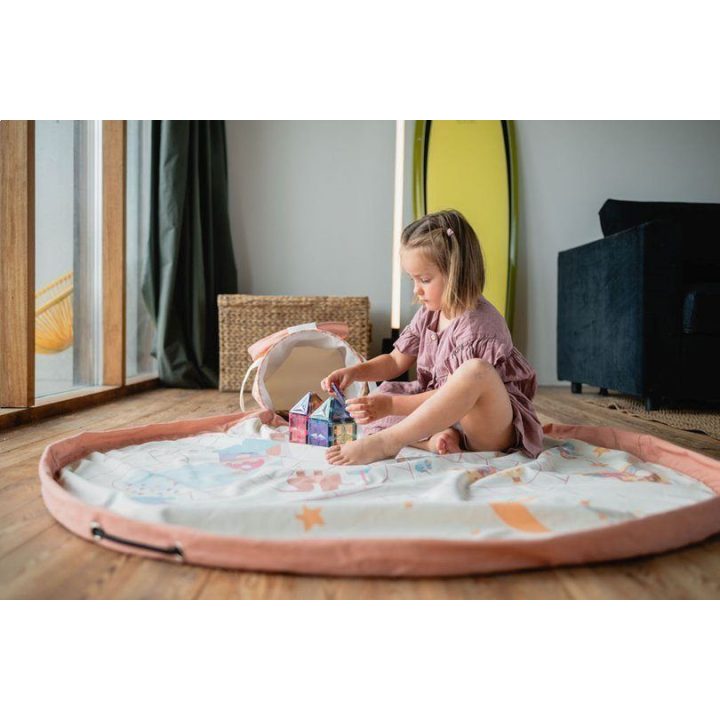 Žaidimų kilimėlis ir žaislų krepšys 2 viename Play&Go SOO Fairyworld
