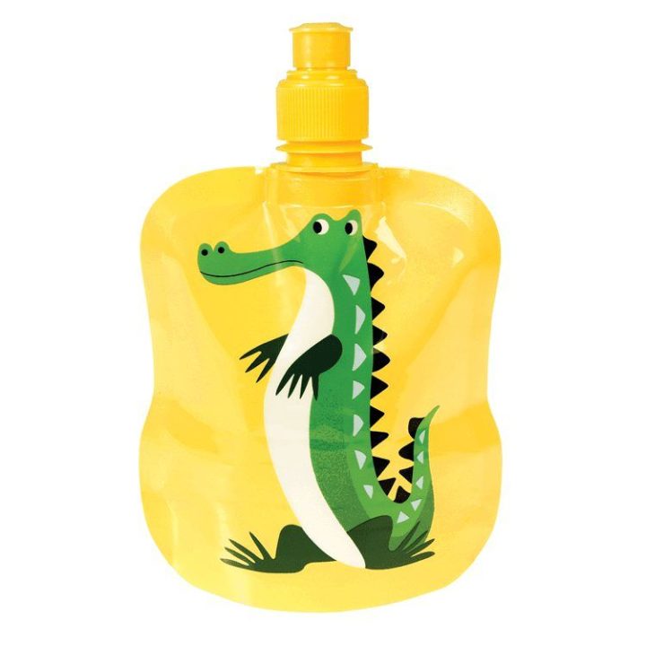 Sulankstomas vandens buteliukas Rex London su krokodilu Hariu, 350 ml