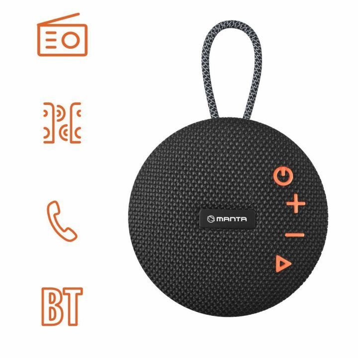 Nešiojamoji Bluetooth kolonėlė Manta SPK02GO, 15 W