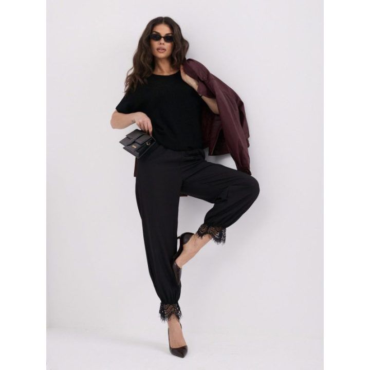Moteriškas dvipusis megztinis Italy Moda, juodas