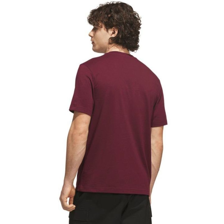 Vyriški medvilniniai marškinėliai adidas Varsity Tailsweep, bordo