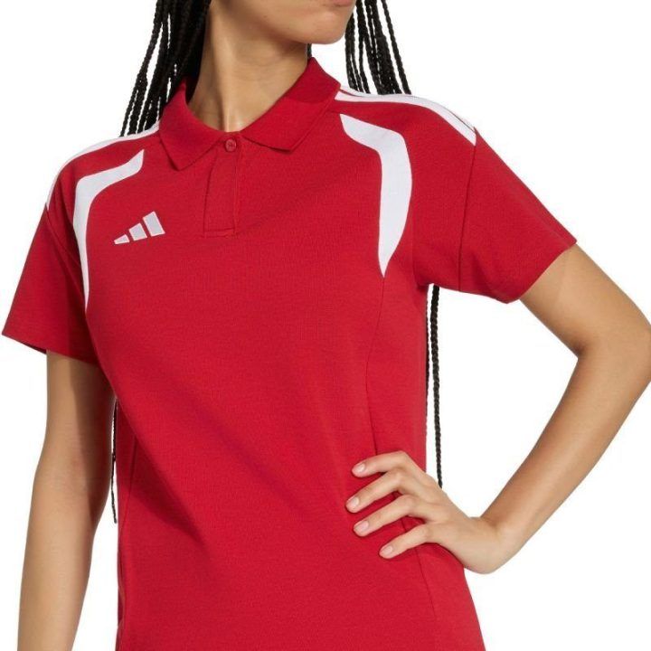 Moteriški polo marškinėliai adidas Tiro 26 League, raudoni