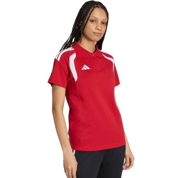 Moteriški polo marškinėliai adidas Tiro 26 League, raudoni