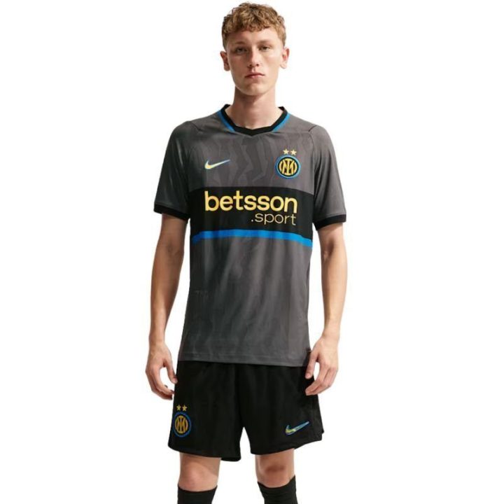 Vyriški futbolo marškinėliai Nike Inter Mediolan Match 2026/27, pilki