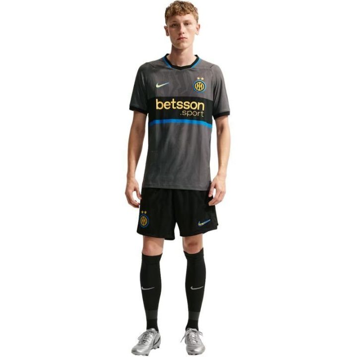 Vyriški futbolo marškinėliai Nike Inter Mediolan Match 2026/27, pilki
