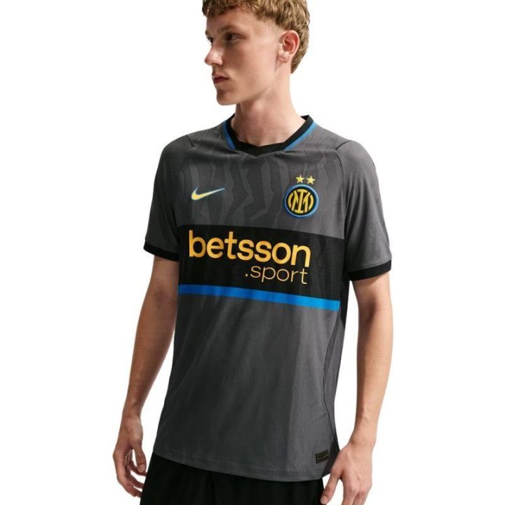 Vyriški futbolo marškinėliai Nike Inter Mediolan Match 2026/27, pilki