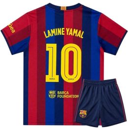 Vaikiškas futbolo komplektas FC Barcelona Lamine Yamal, bordo-mėlynas