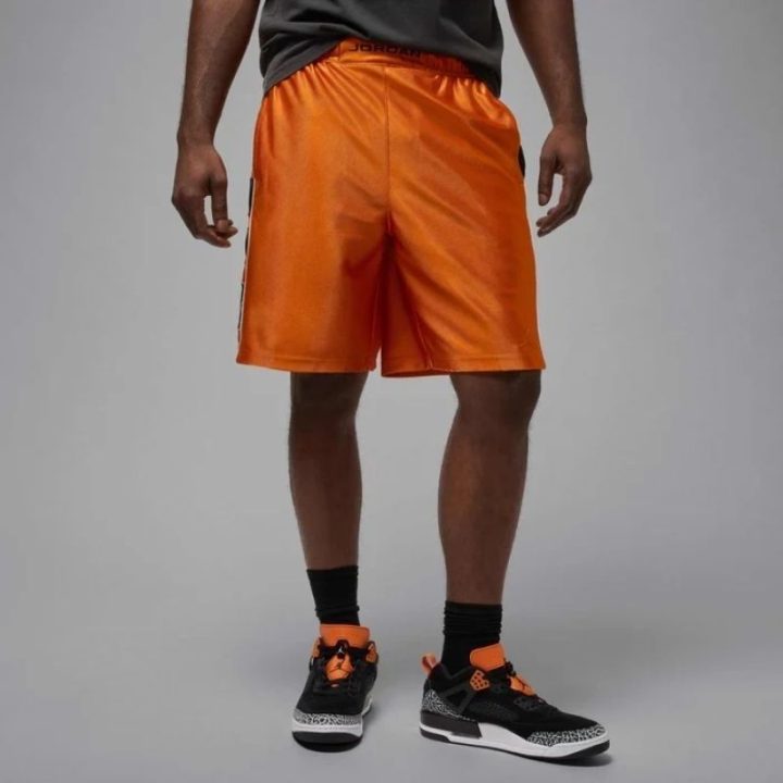 Vyriški šortai Jordan Brooklyn Cat Scratch, oranžiniai ir juodi