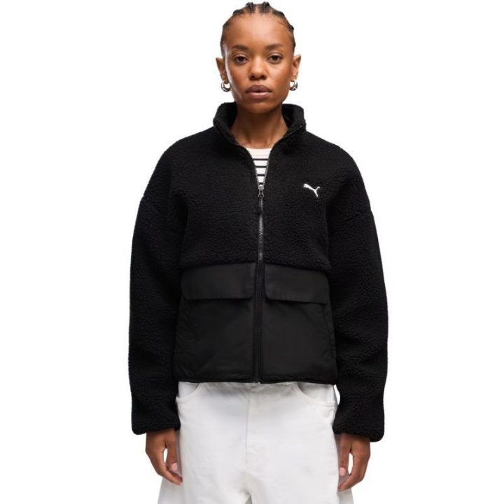 Moteriška striukė Puma Re:Fibre Sherpa, juoda