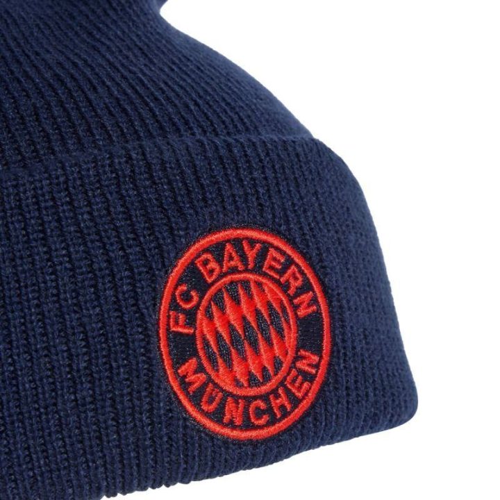 Kepurė adidas Woolie su FC Bayern herbu, tamsiai mėlyna