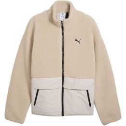 Vyriška šerpos tipo striukė Puma Hybrid Re: Fibre, smėlio