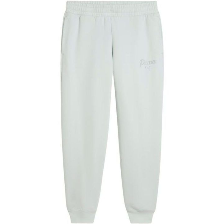 Moteriškos sportinės kelnės Puma ESS Script Comfort, mėtų