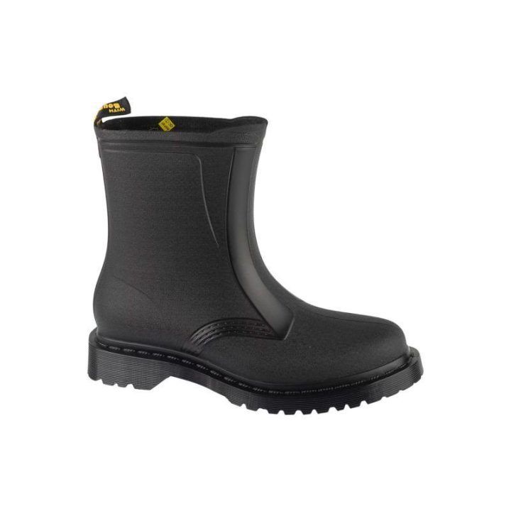 Įspiriami lietaus aulinukai Dr. Martens 1460, juodi