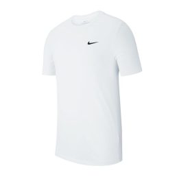 Vyriški treniruočių marškinėliai Nike Dry Tee Crew Solid, balti