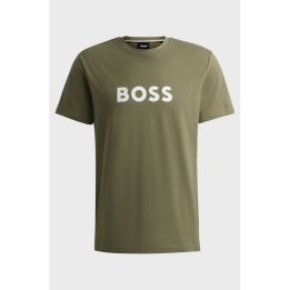 Vyriški medvilniniai marškinėliai Boss, žali