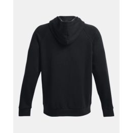 Vyriškas džemperis su gobtuvu Under Armour Rival, juodas ir baltas