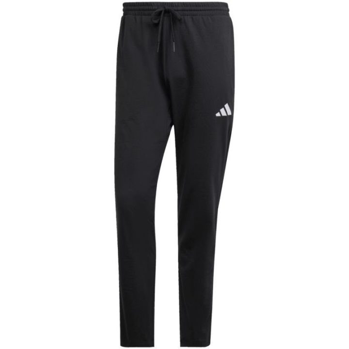 Vyriškos medvilninės sportinės kelnės adidas Essentials, juodos