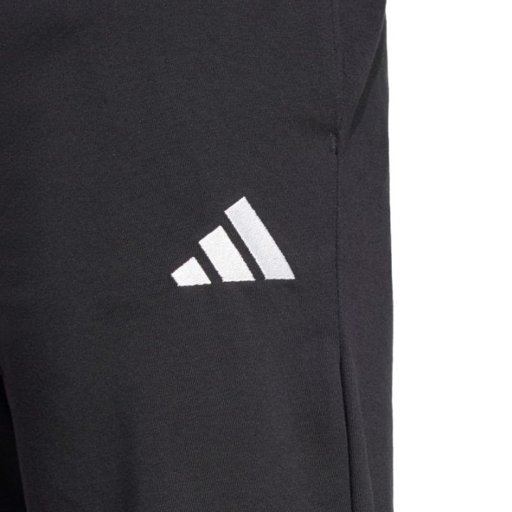 Vyriškos medvilninės sportinės kelnės adidas Essentials, juodos