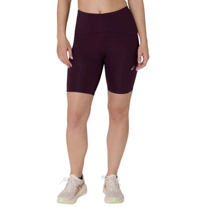 Moteriški bėgimo šortai aukštu liemeniu ASICS Road High Waist, 8 colių